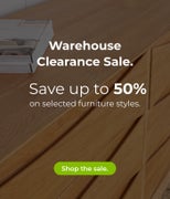 Warehouse clearance sale.