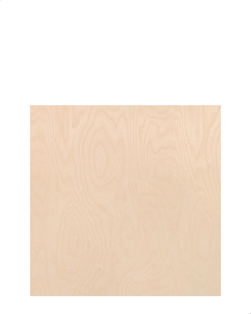 Birch plywood table top walnut 120x80cm rectangle Cintesi