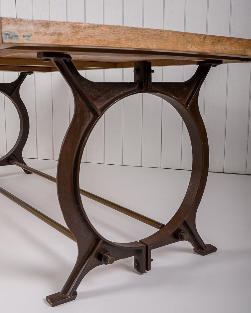 90s ドリアデ コンスタンティン・グルチッチ \"Calder table\" Liberty Furniture Tribeca 315-OT1010 Transitional Metal and