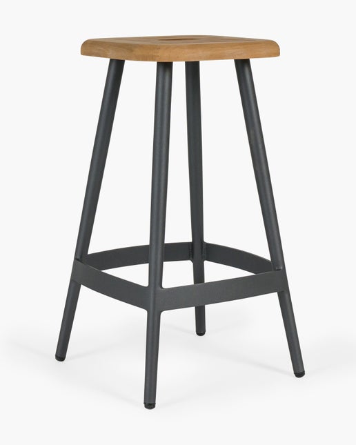 Denver Bar Stool Charcoal, 65cm Cintesi