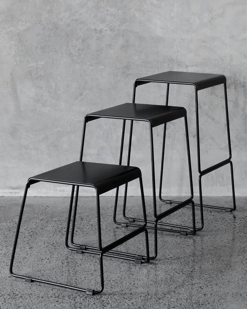 Detroit wire bar stool matt black 65cm Cintesi