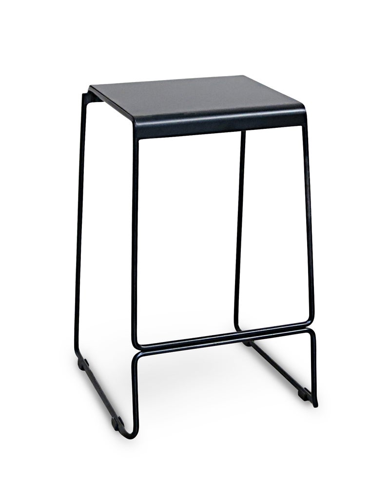 Detroit wire bar stool matt black 75cm Cintesi