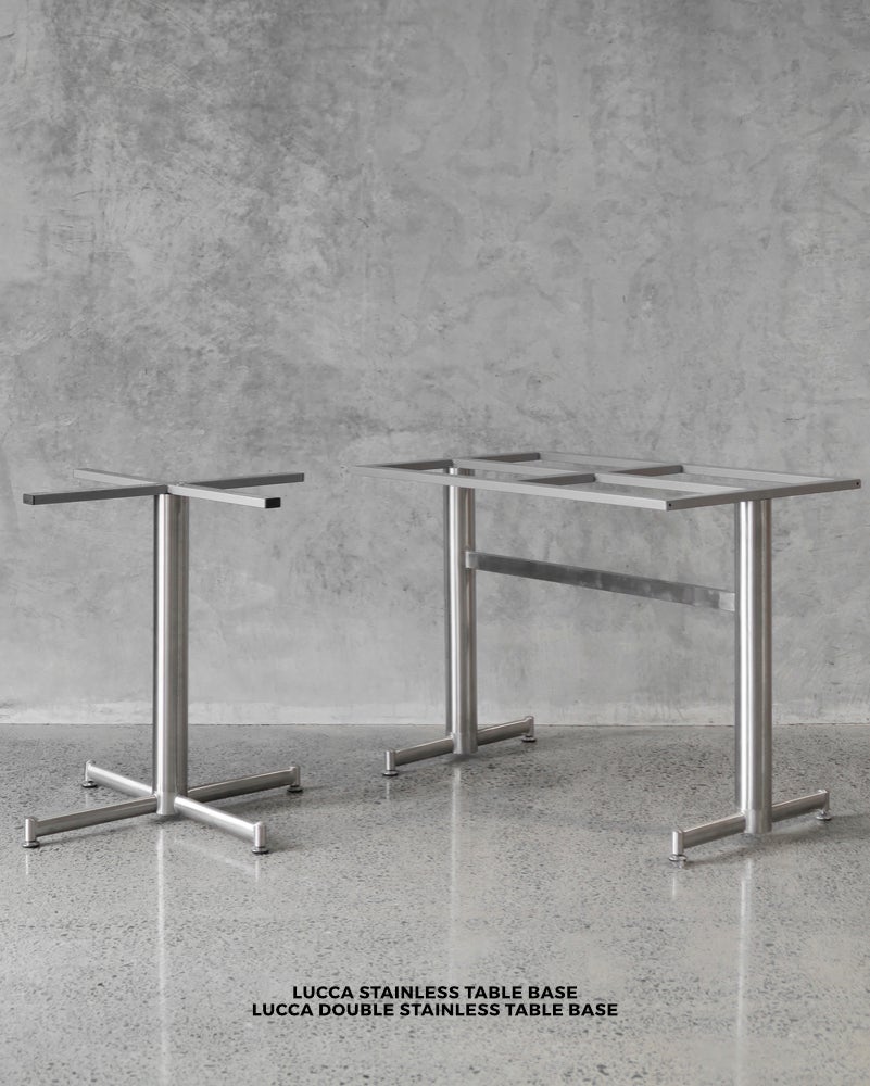 Lucca folding stainless table base 75cm Cintesi