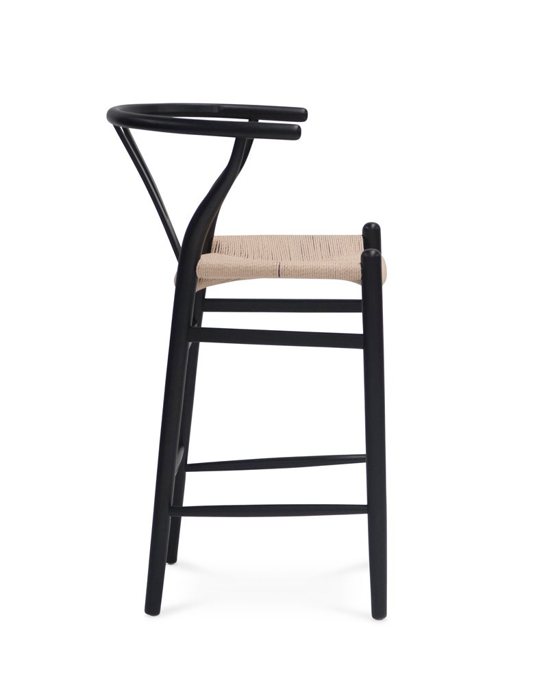Hans wegner wishbone top bar stool