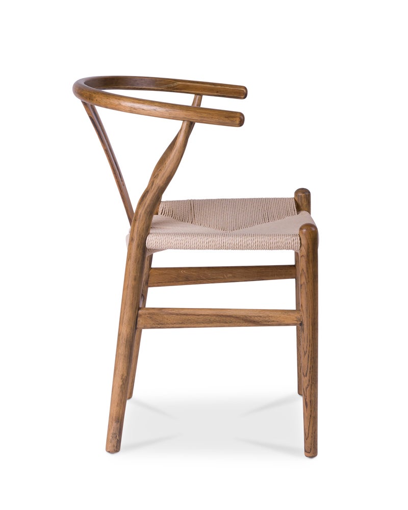 Hans wegner replica wishbone chair, natural oak Cintesi