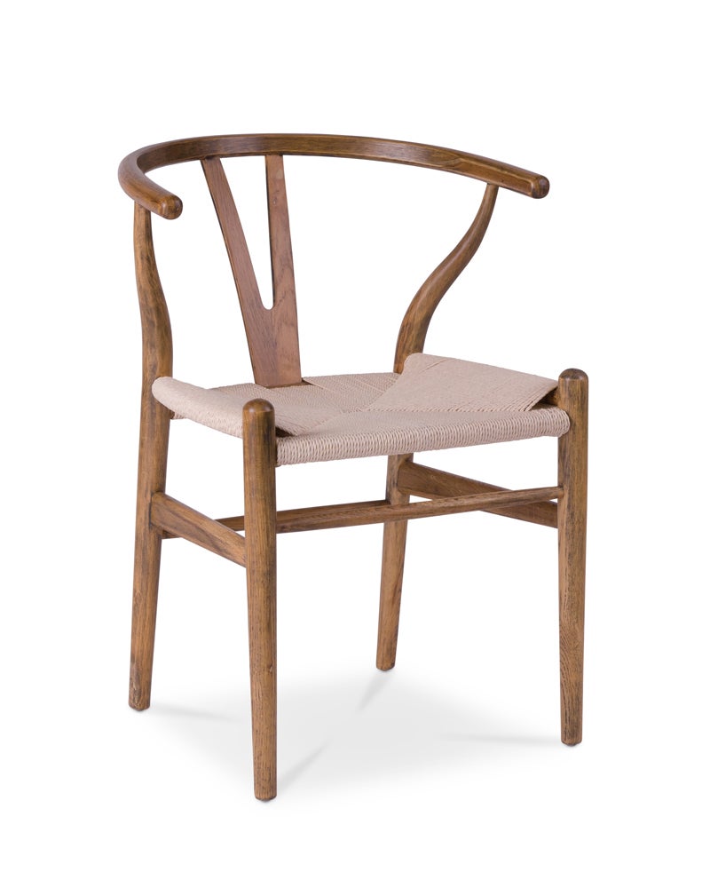 Hans wegner replica wishbone chair, natural oak Cintesi