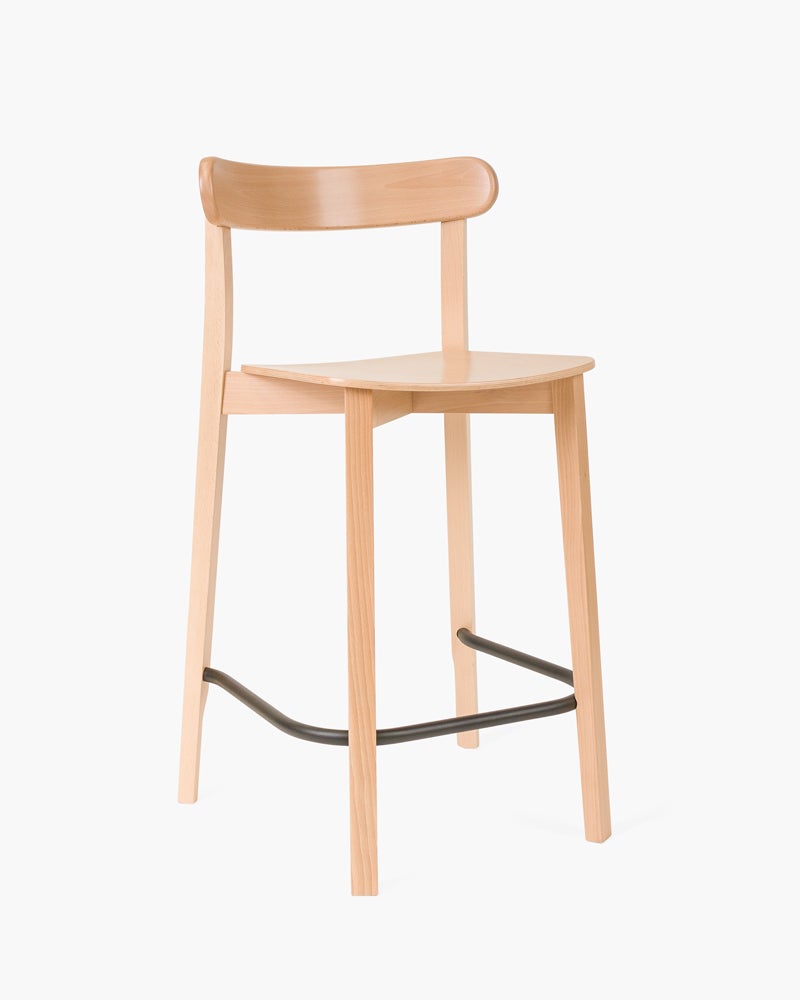 ICHIBA Vino Bar Stool ST-3265 BR Icho Bar Stool - Natural, 65cm