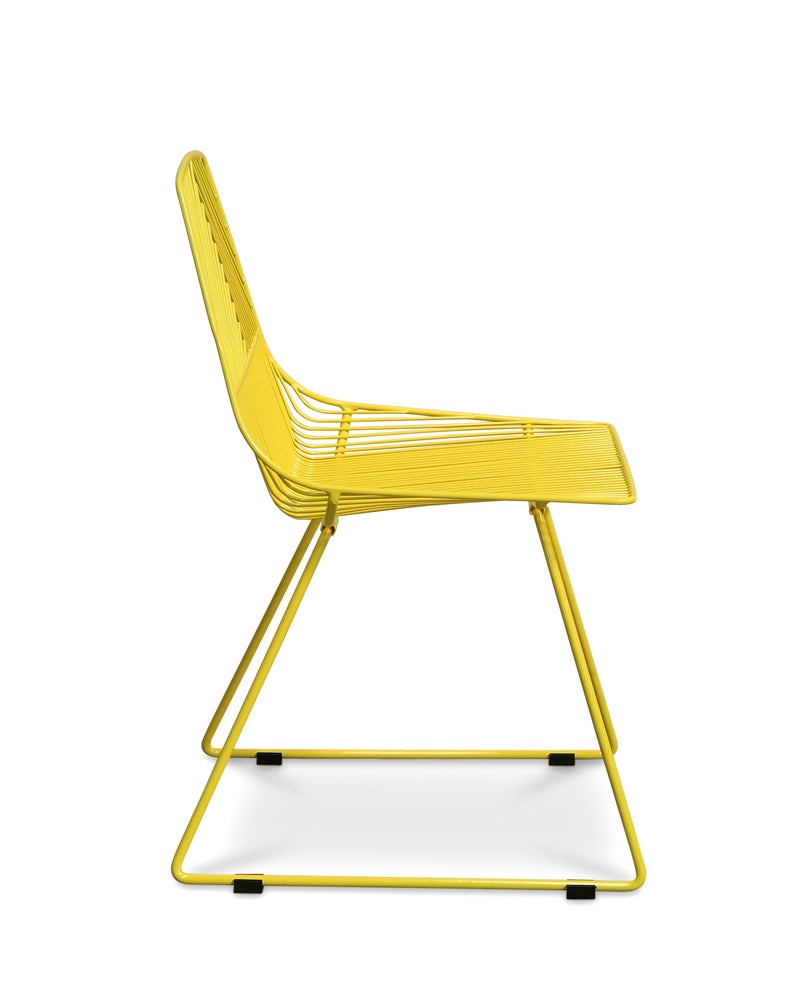 Johnny wire chair yellow Cintesi