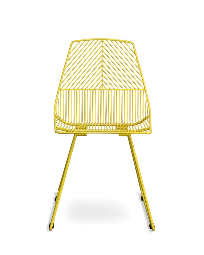 Johnny wire chair yellow Cintesi