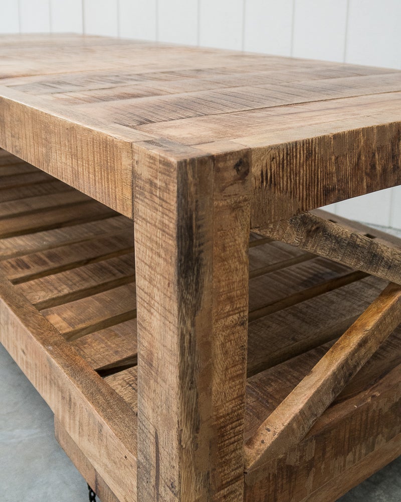 Marshall coffee table, 143*61*49h Cintesi