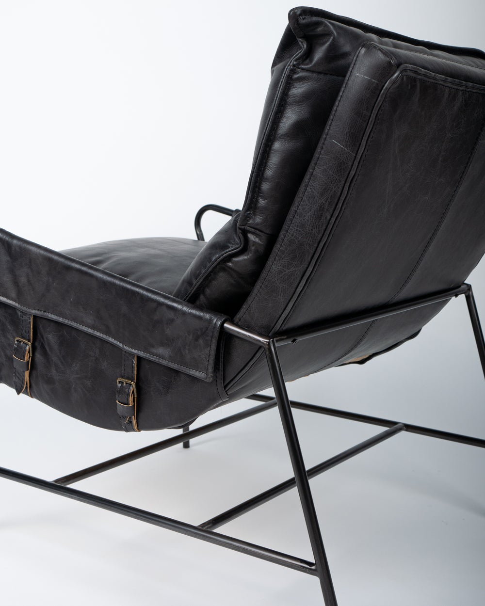 Maverick Leather Armchair - Black | Cintesi Maverick Leather Armchair - Black | Cintesi