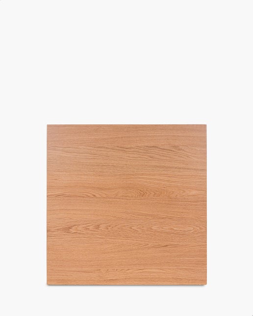 Oak Veneer Plywood Table Top 80cm Square, Natural Cintesi