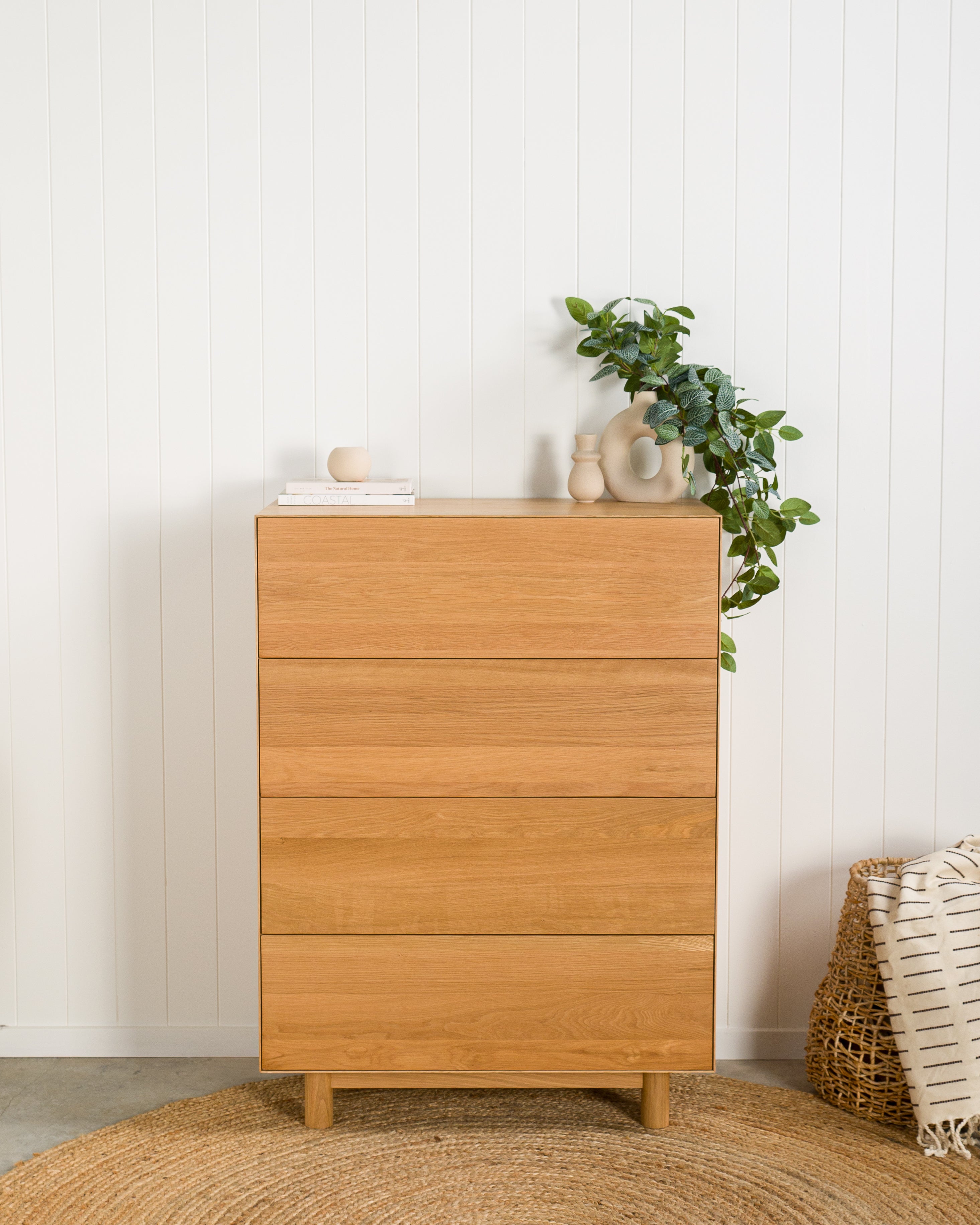 draw drawers ラウンドカットT sawyer-four-drawer-tallboy-