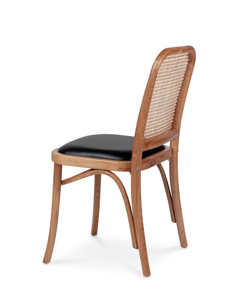 Selma chair natural, black seat Cintesi
