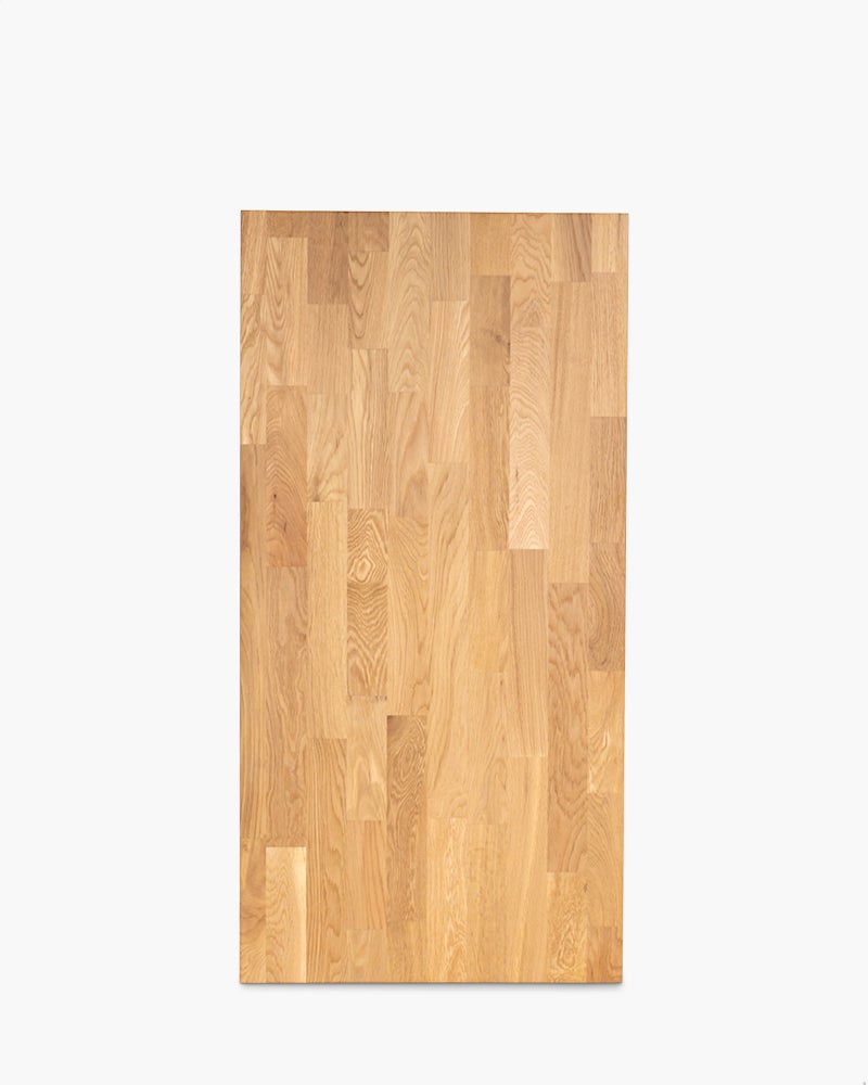 Solid oak table top 120x60cm, natural Cintesi