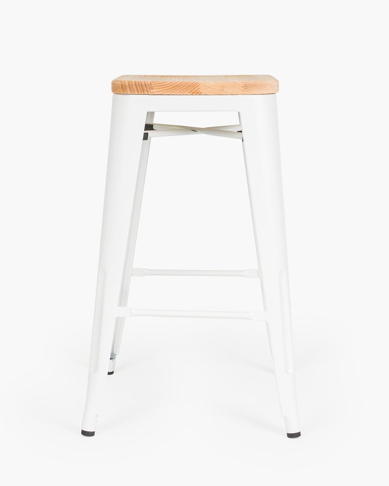 White hotsell tolix stools