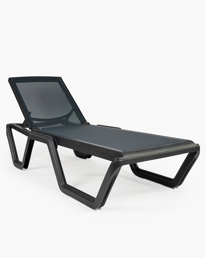 Anthracite sun lounger hotsell