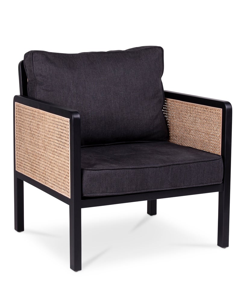 Zara armchair black, 1 seater Cintesi